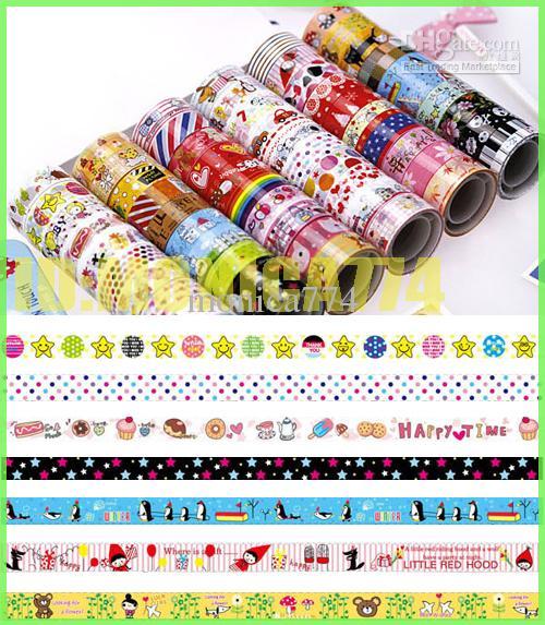 100PCS Cute Cartoon Washi Masking Paper,Picture Frames,Creative Stationery DIY Grid Stickers Kids House Wall Stickers,Photo frame tape