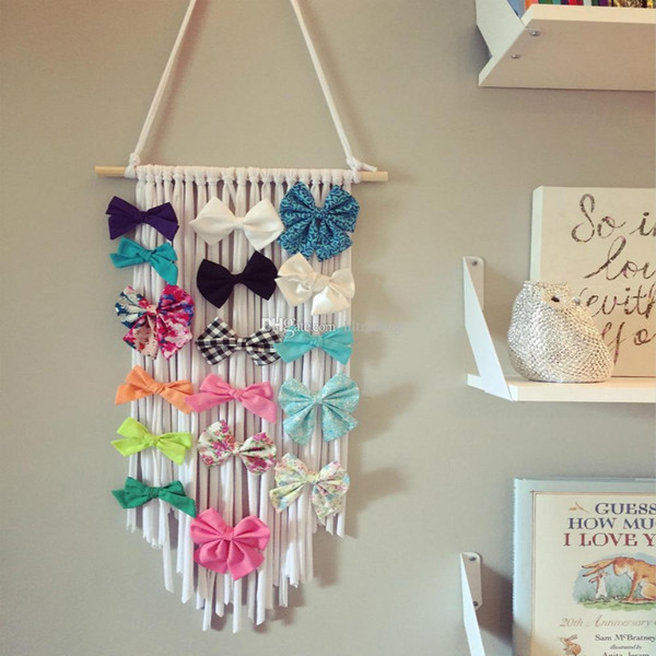 Nursery Decor Hair Accessories Clip Holder INS Hair Bow Holder Children room decoration Storage display wall hanging C5991