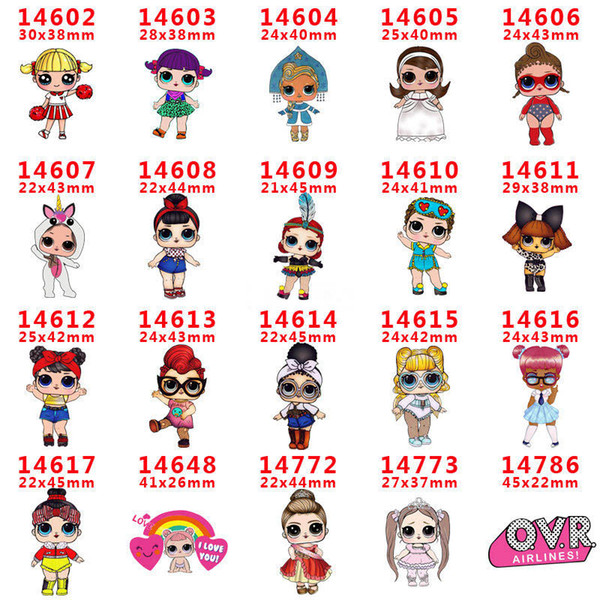 PVC Cartoon surprise Sticker Refrigerator Blackboard Sticker Shoe Ornaments ShoesFridge Charm wall Windown Home Decoration 2000pcs