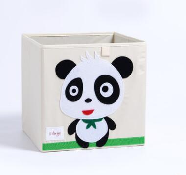 2018 Newest HOT 3D Embroidery Cartoon Animal Folding Storage Box Large Laundry Basket Sundries Children Clothes Toys Book Storage organizer