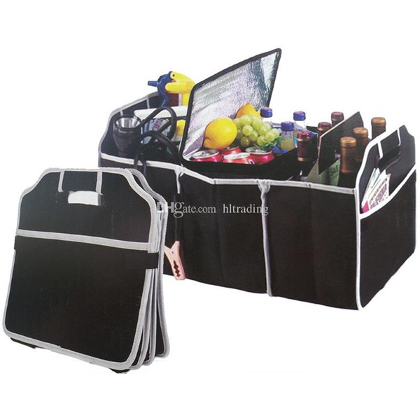 Storage Bags Car Trunk Car Toys Food Storage Container Box Auto Interior Accessories Folding tool box Without ice pack 3 colors C5885