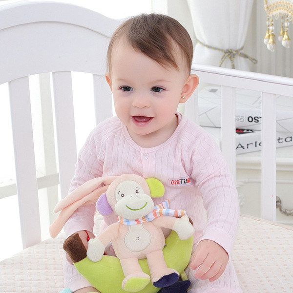 Contains bandage plush monkey banana cloud bear moon burro and moon owl baby music bed bell pendant toy