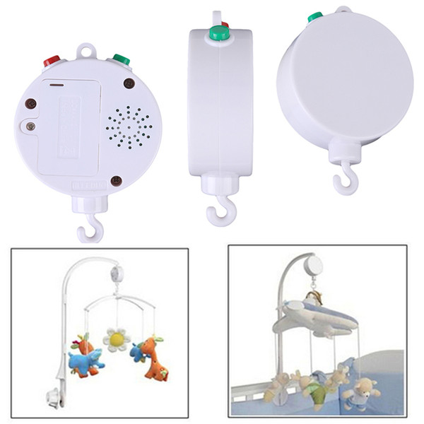 Bell Crib Baby Toys 35 Songs Rotary Baby Mobile Crib Bed Bell Toy Battery-operated Music Box Newborn
