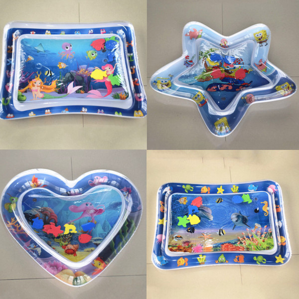 Baby Kids Water Play Mat Toys Inflatable thicken PVC infant Tummy Time Playmat Toddler Activitywater mat babies