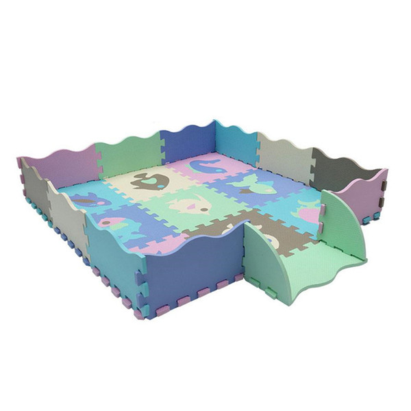 30x30 Animal Pattern Foam Puzzle Kids Rug Carpet Split Joint EVA Baby Play Mat Indoor Soft Activity Puzzle Mats