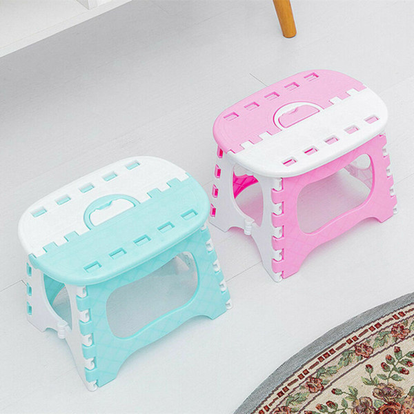 Children Folding Chair Portable Outdoor Child Camping Picnic Step Stool Plastic Foldable Mini Seat Chair Hot Sale
