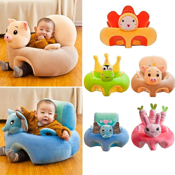 Baby Sofa Support Seat Cover Learning to Sit Seat Feeding Chair Cover Kids Sofa Skin for Infant Toddler Nest Puff Without Cotton