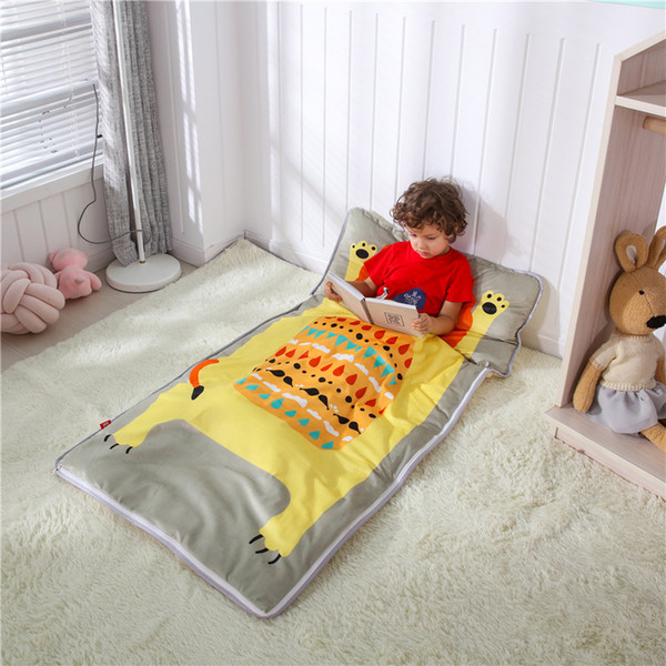 Cartoon Baby Childrens Spring And Autumn Winter Pure Cotton Baby Big Boy Kick Four Seasons Quilt Foreign Trade Washable Sleeping Bag