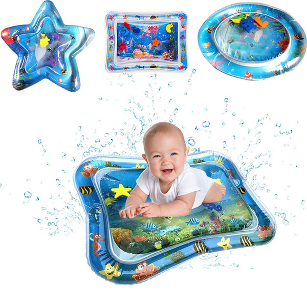 Baby Kids Inflatable Water Play Mat Inflatable Thicken PVC infant Time Playmat Toddler Fun Activity Play Center Water Mat for baby M555