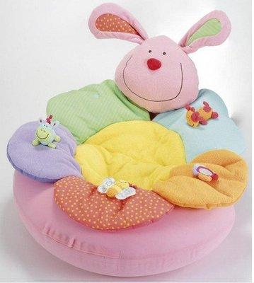 1pcs- Blue Color Blossom Farm Sit Me Up Cosy Baby Play Mat Nest Infant Seat Inflatable Sofa Kid's Toy
