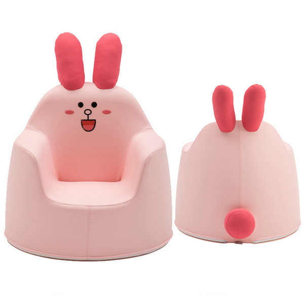 > 6 months Lovely cartoon Baby feeding seat Artificial leather Baby sofa Safe and comfort Children's dining chair Free shipping