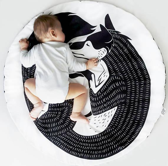 New Ins Baby Crawling Mat Floor Baby Rugs Playmat Newborn Kids Blankets Play Mat Carpet Game Nap Mat