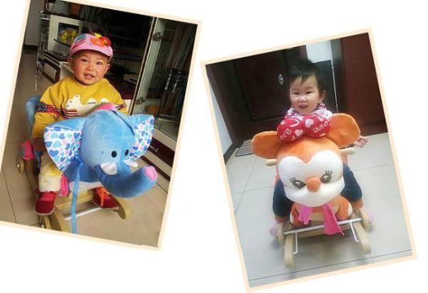 Children's Rocking Horse Sing New Boy Girls Cute animal Toys Baby Cars Doll Trojan Toys Kids Sweet Funny Interesting High Quality Hats