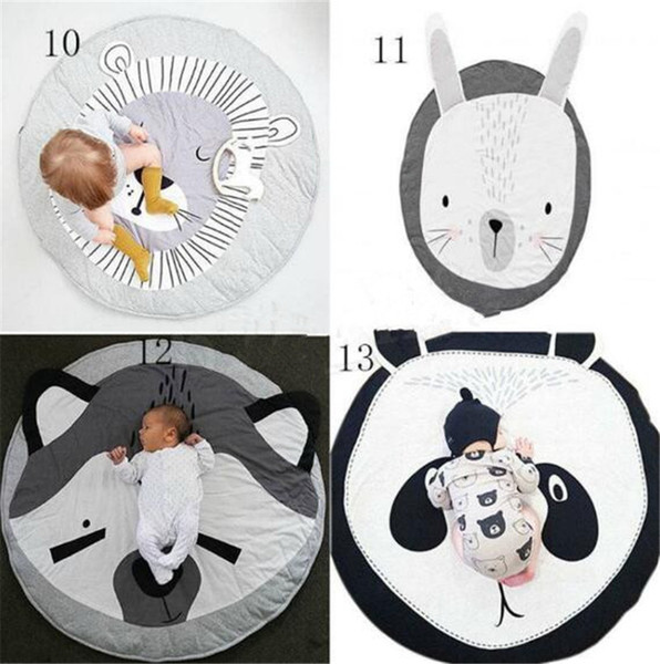 Decorative Crawling Blanket Kids Room Floor Carpet Baby Creeping Mats Fox deer Unicorn Rabbit lion swan Play Game Mat