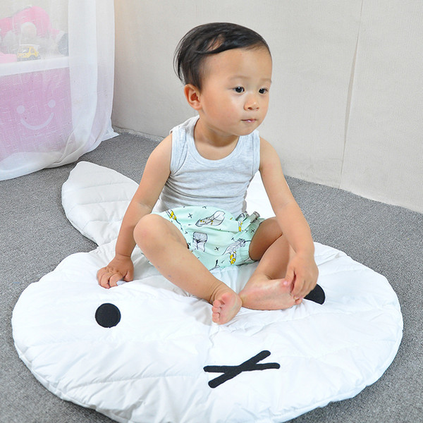 eClouds Cotton Baby Crawling Pad ,Rabbit Shape Child Play Game Mat, Baby Rugs Playmats, Cartoon Kids Room Floor Developing Carpet Toys