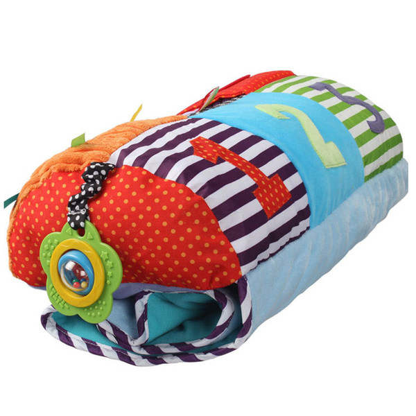 Kids Rug Baby Soft Play Bell Mat Activity Gym Playing Mat Teether Toys Developing Rug