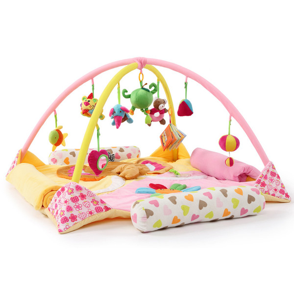 New Design Huge Elephant Soft Baby Play Mat Baby Kids Educational Play Activity Gym Blanket Baby Crawling Pad One Piece