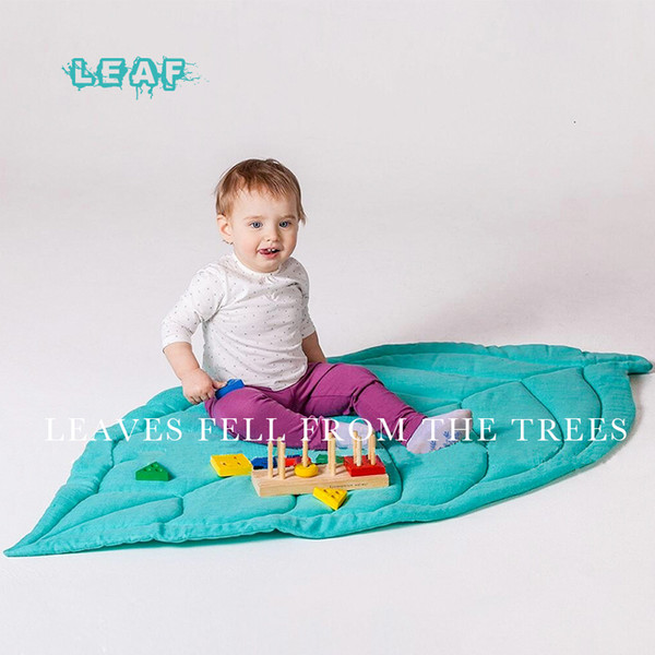 2018 Maple leaf shape Baby Blanket play Mat Kid Crawling Carpet children 's home decor baby Bedding Stroller Blanket