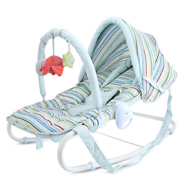 I.BELIBABY Detachable Baby Rocking Chair Chaise Newborn Cradle Seat Coax Baby Artifact Adjustable Height Furniture