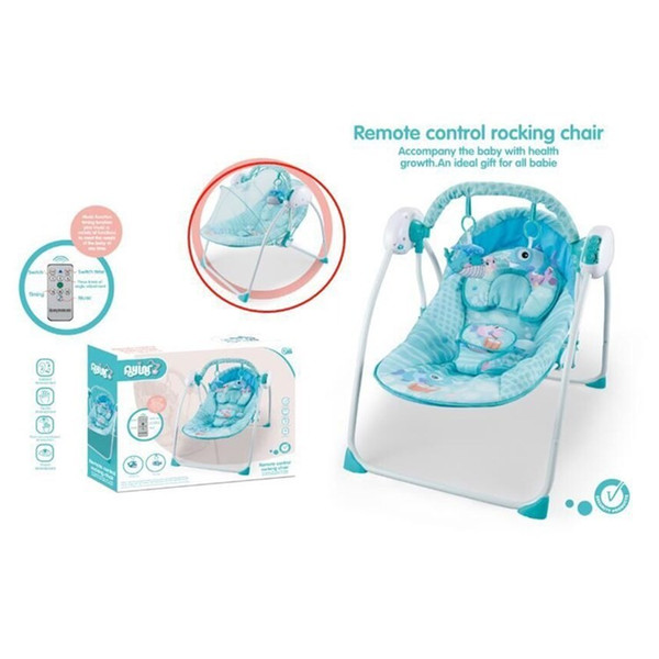 Baby electric rocking chair cradle baby comfort lounge chair increase rocking remote swing cradle bed sleep bed