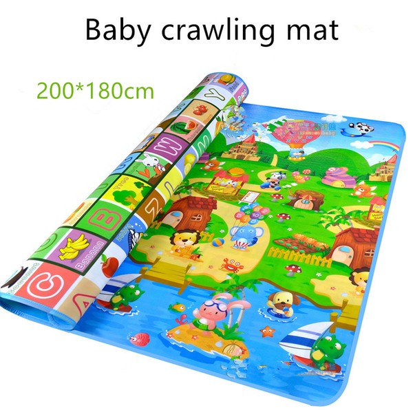 Baby Crawling Play Puzzle Mat Children Educational Carpet Toy Double-sided Soft Floor Game Carpet Toy Developing Mats Children Kids Rug