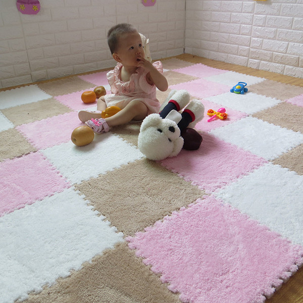 Baby Playmats Kids Eva Foam Carpet Developing Toddler Crawling Fun Activity Play Center Motor Skills Puzzle Mat 8pcs In A Bag J190508