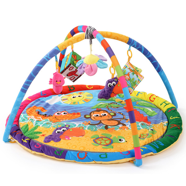 Fun Beach Monkey Cartoon Baby Toy Baby Play Mats Indoor Baby Kids Educational Play Gym Blanket Sports Crawling Pads