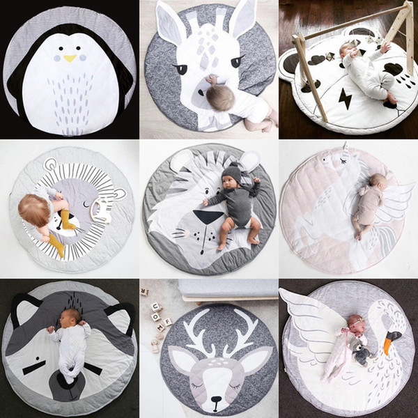 Baby Gyms & Playmats Kids Animal Series Cushion Newborn Infant Soft Cotton Play Pad Baby Crawling Pad Creeping Climbing Carpet J190508