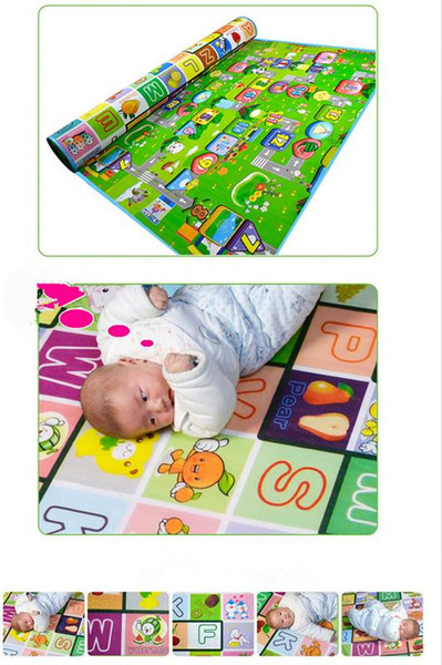 High quality Double-sided Baby Crawling Play Puzzle Mat Children Educational Carpet Toy Soft Floor Game Carpet Developing Mats Children Ki
