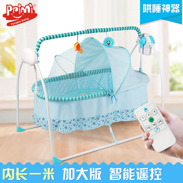 Electric cradle bed crib sleeping basket baby shake bed newborn automatic intelligent small shaking nest basket