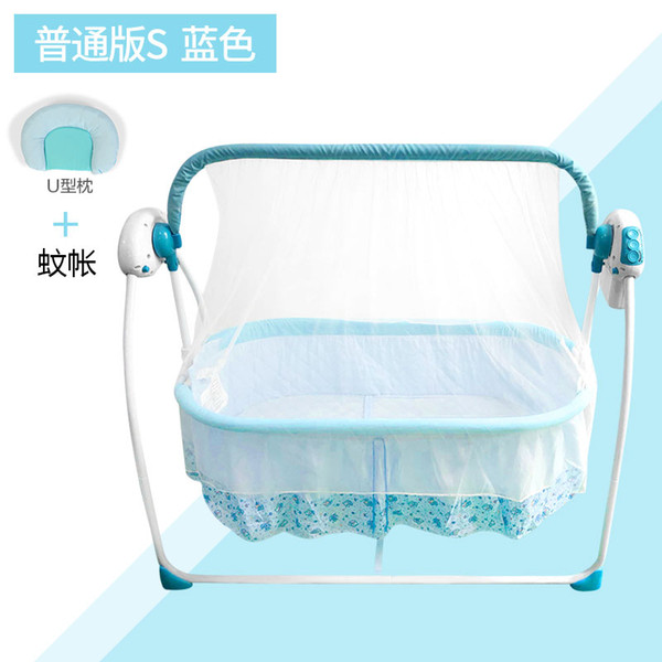 Baby cradle baby electric cradle bed shake bed artifact newborn sleepy comfort smart crib