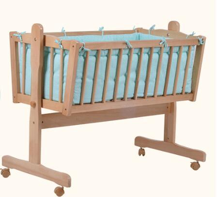Baby cradle bed quality solid wood baby bed bedding bed shaker