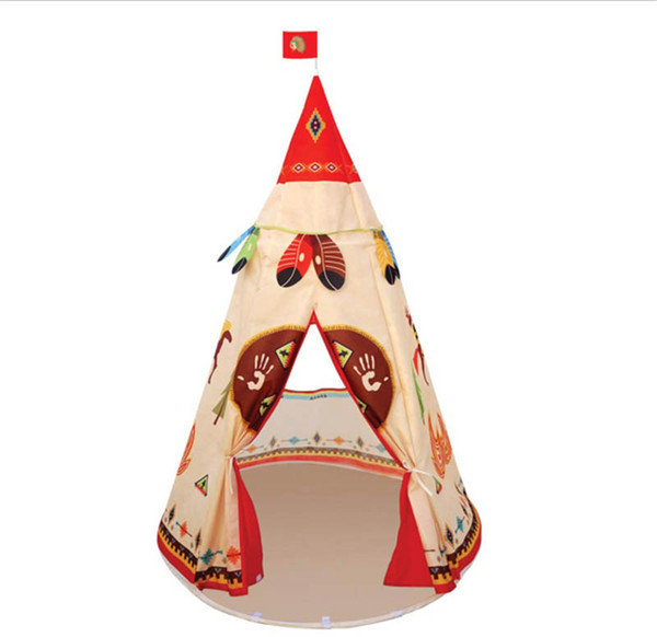 Indian Style Waterproof tents Free DHL Children Play House Castle Tent for Indoor children Outdoor games tents toy house B001