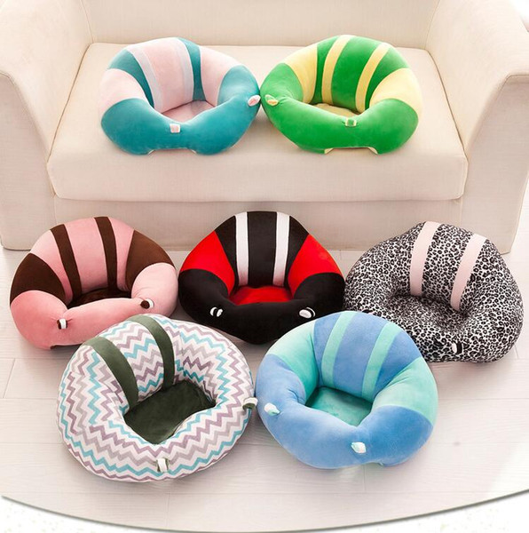 Baby Sofa Chair Support Cotton Seat Feeding Chair 13 Styles Cartoon Animal Plush Filler Cushion Sofa Children Sit Trainer OOA6837