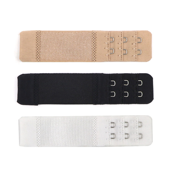 9pcs/lot Bra Accessories Bra Extenders 3 Row 2 Hooks Bra Extender Women Adjustable Extension Belt Strap