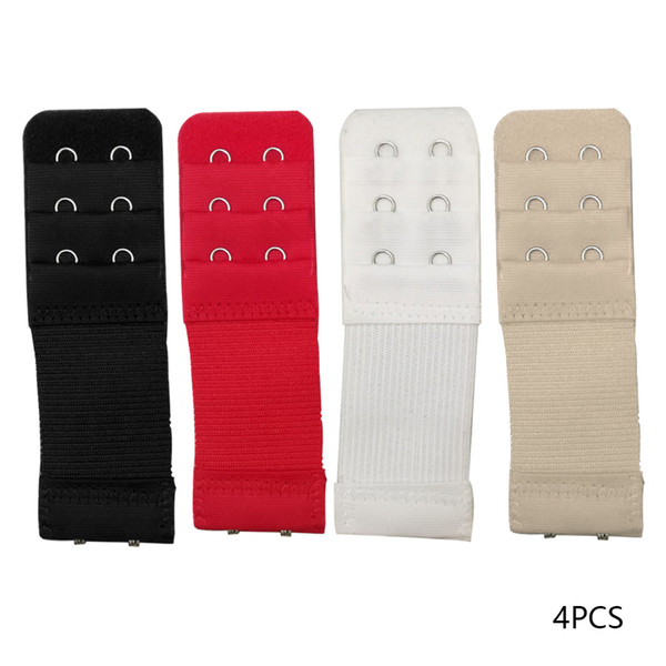 20 Pcs 2 Hook Bra Extender For Women's Elastic Bra Extension Strap Hook Clip Expander Adjustable Belt Buckle Underwear