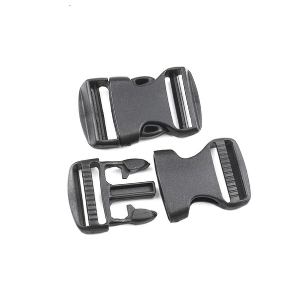 50pcs/lot High Quality Plastic Side Release Buckles Slimwaist Backpack Straps Webbing 20mm 25mm 32mm 38mm 50mm