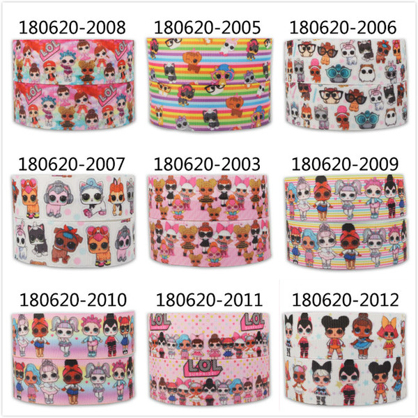 1'',25mm - LOL grosgrain ribbon - LOL girl,Loli girl pattern printed
