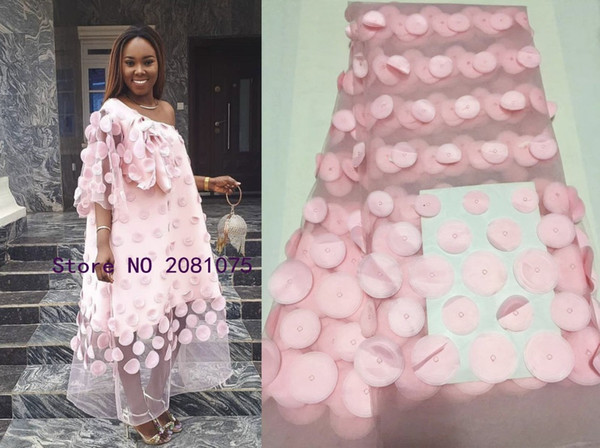 2019 Latest African Lace Fabric, High Quality Embroidered Tulle Fabric,African French Net Lace Fabric Black ALC-C016