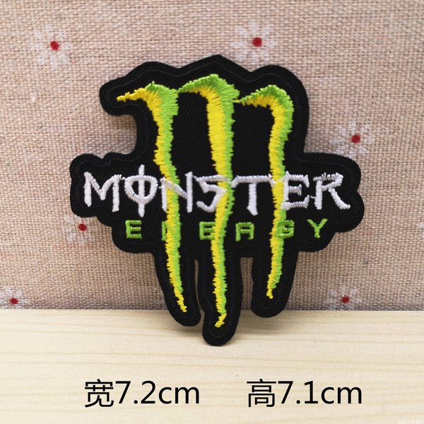 Sewing Fabric Monster cloth patch Embroidered Kawasaki motorcycle standard badge decorative decal