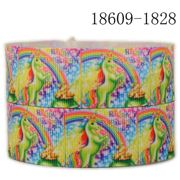 25mm cute unicorn,Grosgrain ribbon