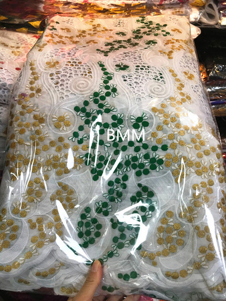 high quality swiss voile lace tissu africain broderie coton nigerian lace fabrics cotton material for african women 5yard