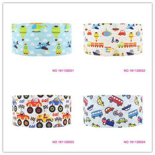 ribbon 22mm 181128001 cartoon printed grosgrain ribbon webbing 50 yards/roll for hair tie free shipping can custom 16mm 25mm 38mm 50mm 75m