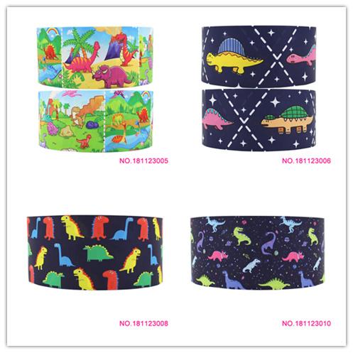 ribbon 22mm 181123005 cartoon printed grosgrain ribbon webbing 50 yards/roll for hair tie free shipping can custom 16mm 25mm 38mm 50mm 75mm