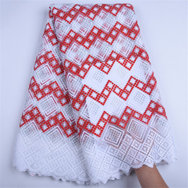 Top Milk Silk Lace African Net Lace Fabric High Quality French Tulle Fabric Nigerian For Wedding Dress A1594