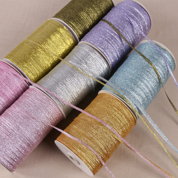 2019 3mm 10meter Onion Ribbon Glitter Chrismas Wedding Decor Cake Candy Box Packaging Wrap Onion Fabric Ribbons DIY Accessories