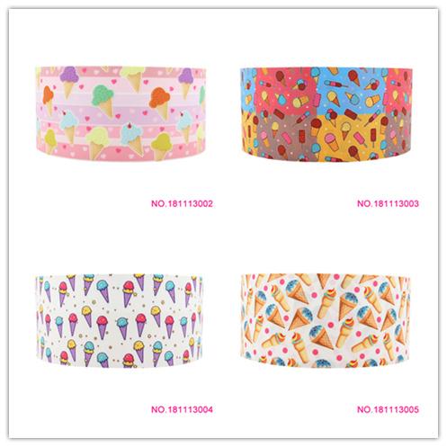 ribbon 22mm 181113001 cartoon printed grosgrain ribbon webbing 50 yards/roll for hair tie free shipping can custom 16mm 25mm 38mm 50mm 75mm
