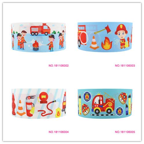 ribbon 22mm 181106002 cartoon printed grosgrain ribbon webbing 50 yards/roll for hair tie free shipping can custom 16mm 25mm 38mm 50mm 75mm