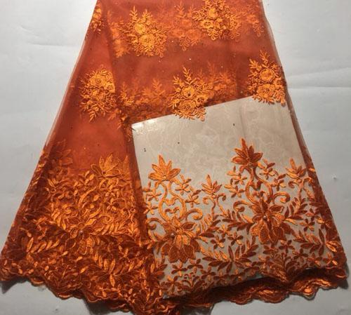 African Lace Fabric 2019 Embroidered Nigerian Laces Fabric Bridal High Quality French Tulle Lace For Wedding Party FLM030