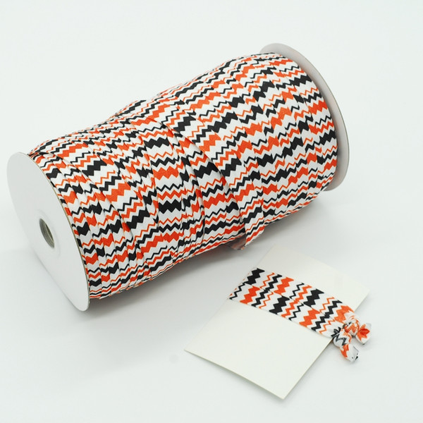 Chevron Prints Elastic for Hair Ties DIY Craft Supplies Yoga Hair Ties Ingredients Handmade Hairties Ponytail Holders Fashion Knob Hairtie